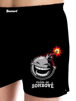 Mám se bombově pánské trenky Black