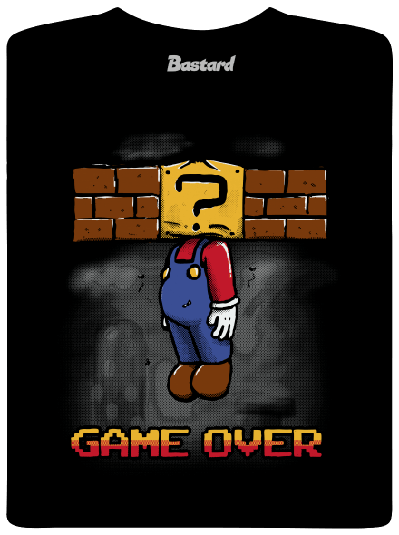 Game over dětské tričko Black