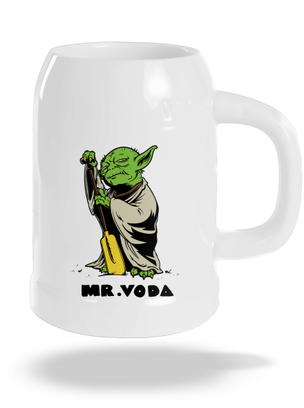 Mr. Voda půllitr White
