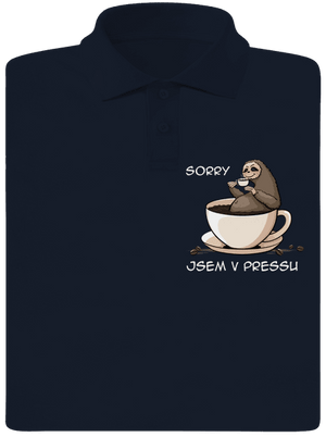 V pressu pánská polokošile Navy Mal