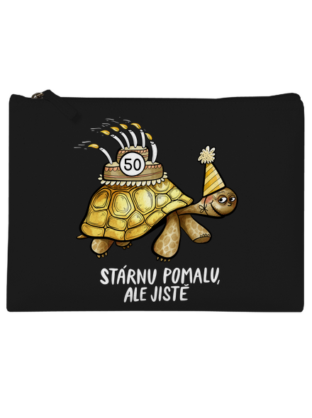 Stárnu pomalu taštička Black