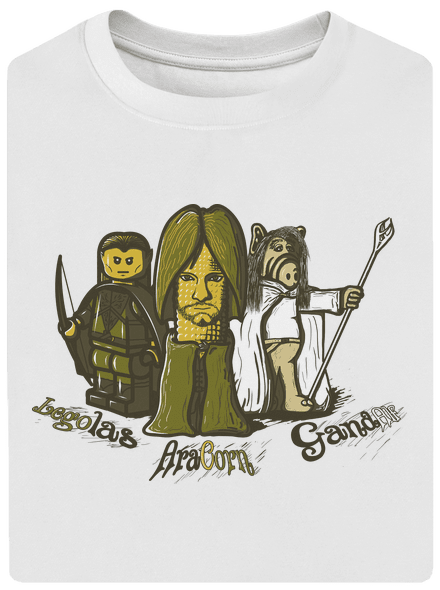 Společenstvo unisex tričko oversized White