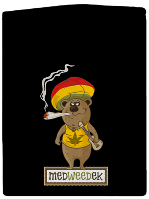 Medweedek pánská mikina na zip Black