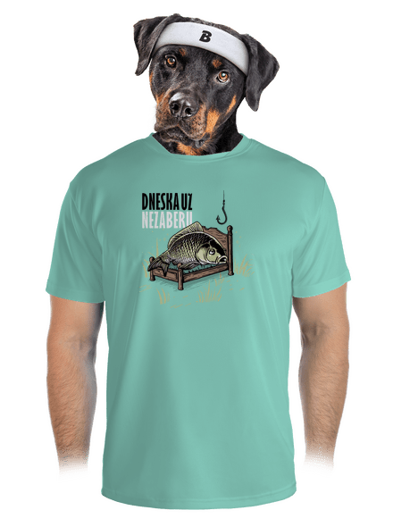 Dneska už nezaberu pánské sportovní tričko Mint Mal