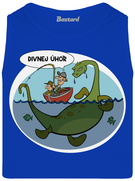 Divný úhoř pánské tílko Royal Blue