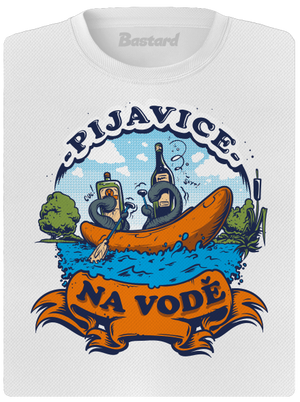 Pijavice na vodě dámské sportovní tričko White