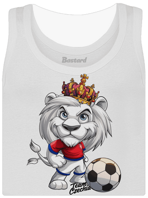 Fotbalový lev dámské tílko klasické White