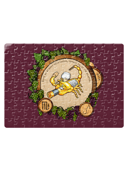 Vinný horoskop: Štír puzzle White