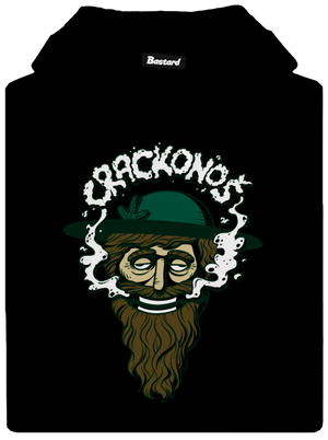 Crackonoš pánská mikina klokanka Black