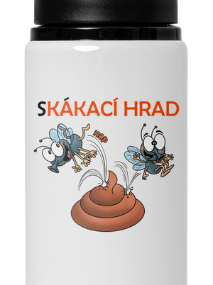 Skákací hrad lahev na vodu White