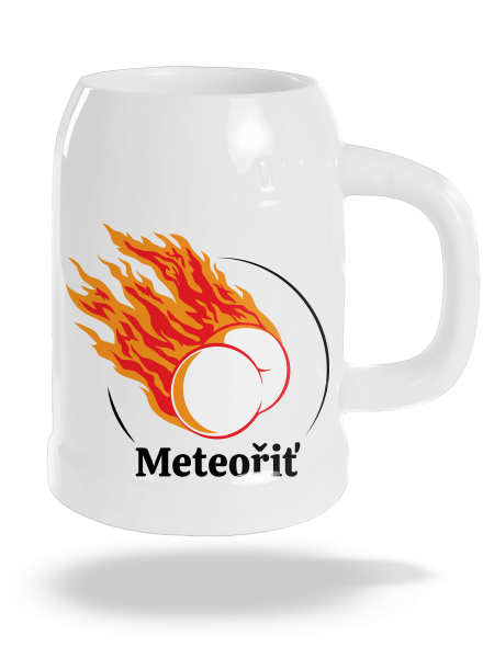Meteořiť půllitr White