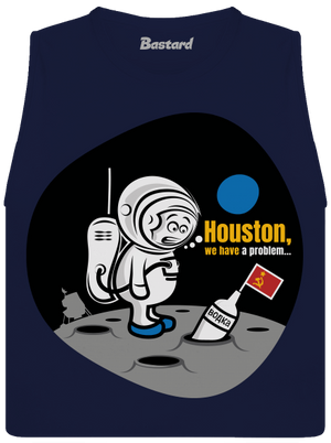 Máme problém dámské tílko volné Navy