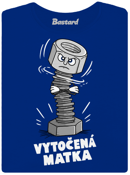 Vytočená matka dámské tričko Royal Blue Mal