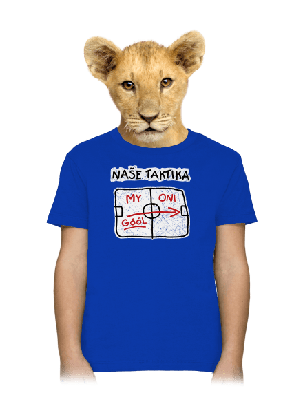 Naše taktika dětské tričko Royal Blue