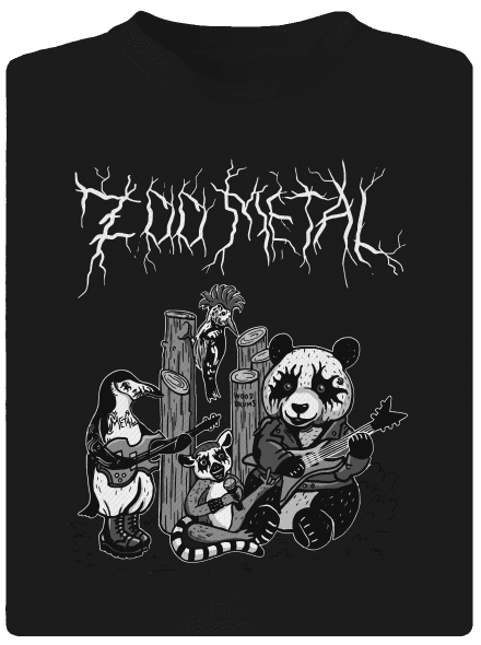 ZOO metal dětské sportovní tričko Black