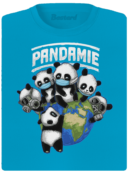Pandamie dámské sportovní tričko Blue Atol