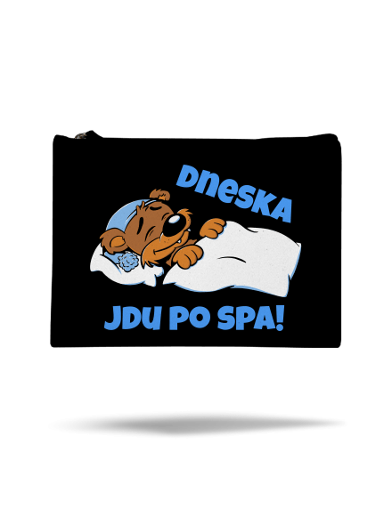 Dneska jdu po spa taštička Black