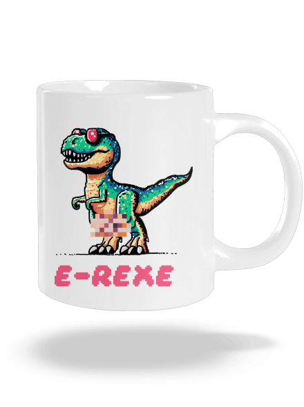 E-Rexe velký hrnek White