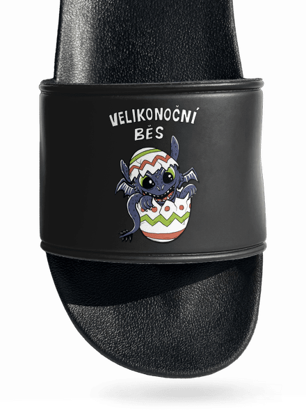 Velikonoční běs pantofle Black