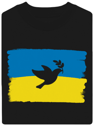 Ukrajina - Holubice unisex mikina bez kapuce Black
