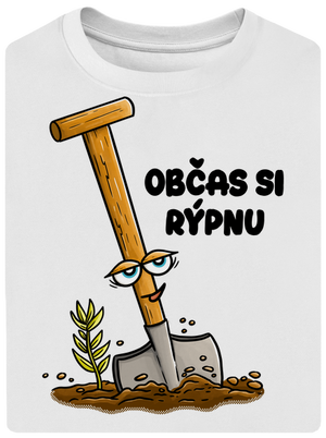 Občas si rýpnu unisex tričko oversized White