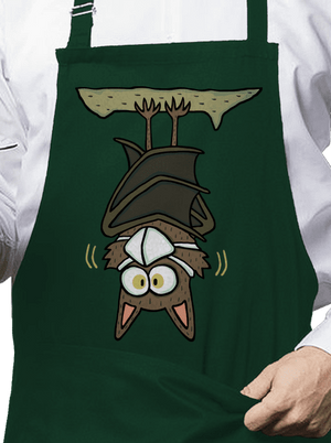 Nanopýr zástěra Bottle Green