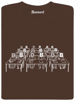 Cimrman: Debil, blbeček pánské tričko Brown