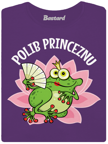Polib princeznu a prince dámské tričko premium Purple