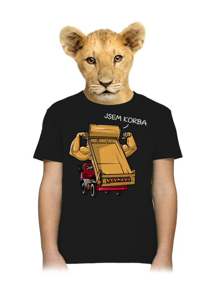 Korba dětské tričko Black