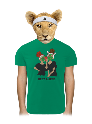 Best aliens dětské sportovní tričko Kelly Green Mal