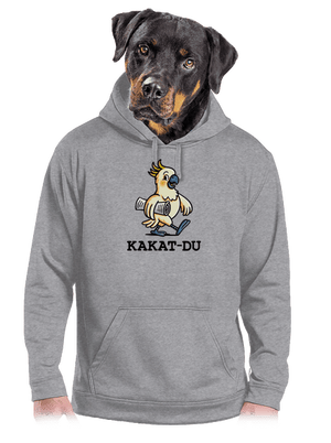 Kakat-du pánská mikina klokanka Light Melange