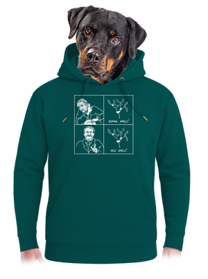 Cimrman: Copak jmelí unisex mikina premium Emerald Green