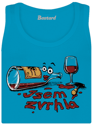 Zvrhlá dámské tílko klasické Blue Atol