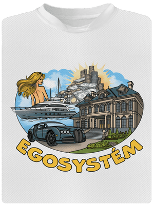 Egosystém dětské sportovní tričko White