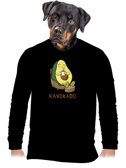 Kávokádo pánské dlouhý rukáv Black