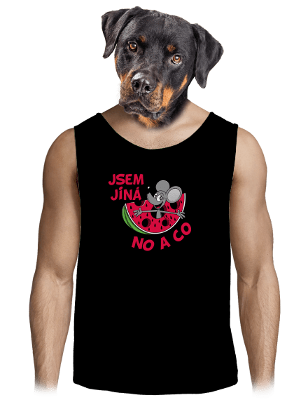 Jsem jiná pánské tílko Black