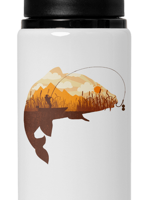 Kapitální úlovek lahev na vodu White