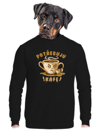 unisex mikina bez kapuce