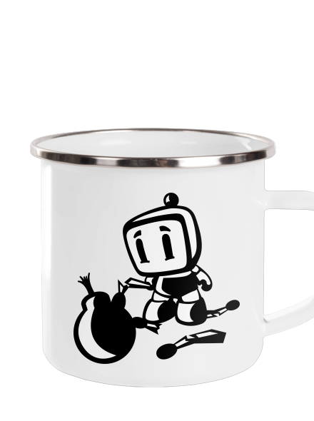 Bomberman plecháček White