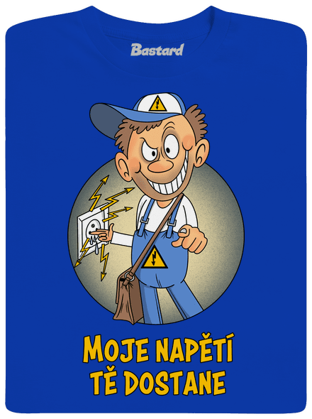 Moje napětí dětské tričko Royal Blue