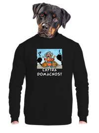 unisex mikina bez kapuce