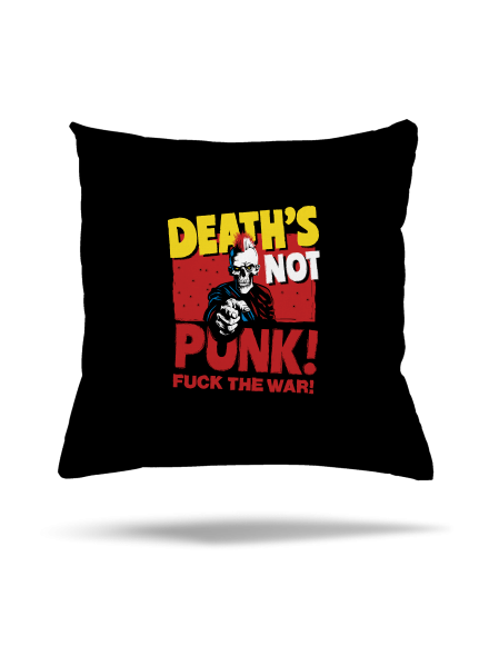 Death's not punk polštář Black