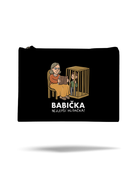 Babička hlídačka taštička Black