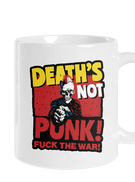 Death's not punk klasický hrnek White