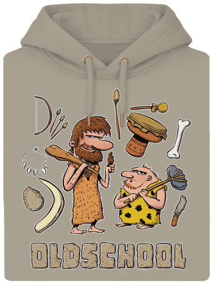 Oldschool unisex mikina premium Pastel Macchiato