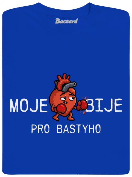 Moje srdce bije pánské tričko Royal Blue