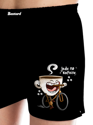 Jedu na kofeinu pánské trenky Black