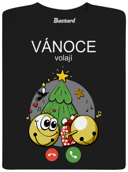 Vánoce volají dětské tričko Black