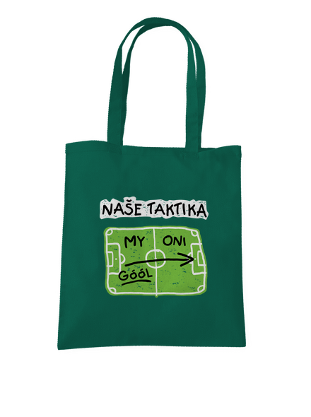 Naše fotbalová taktika taška Bottle Green WM