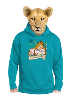 Ještě pět minut – Život není pohádka dětská mikina klokanka Hawaiian Blue